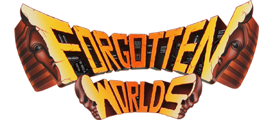 Forgotten Worlds logo for ZX Spectrum